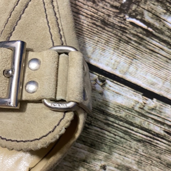 Prada Suede Kitten Heeled Mules - Picture 8 of 12